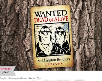 Tangled Flyers: Stabbington Brothers Wanted Flyer (Digital File)