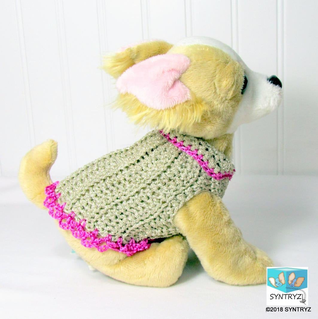 Dog sweater Custom XSmall Sizes for Microteacup to small dogs Etsy