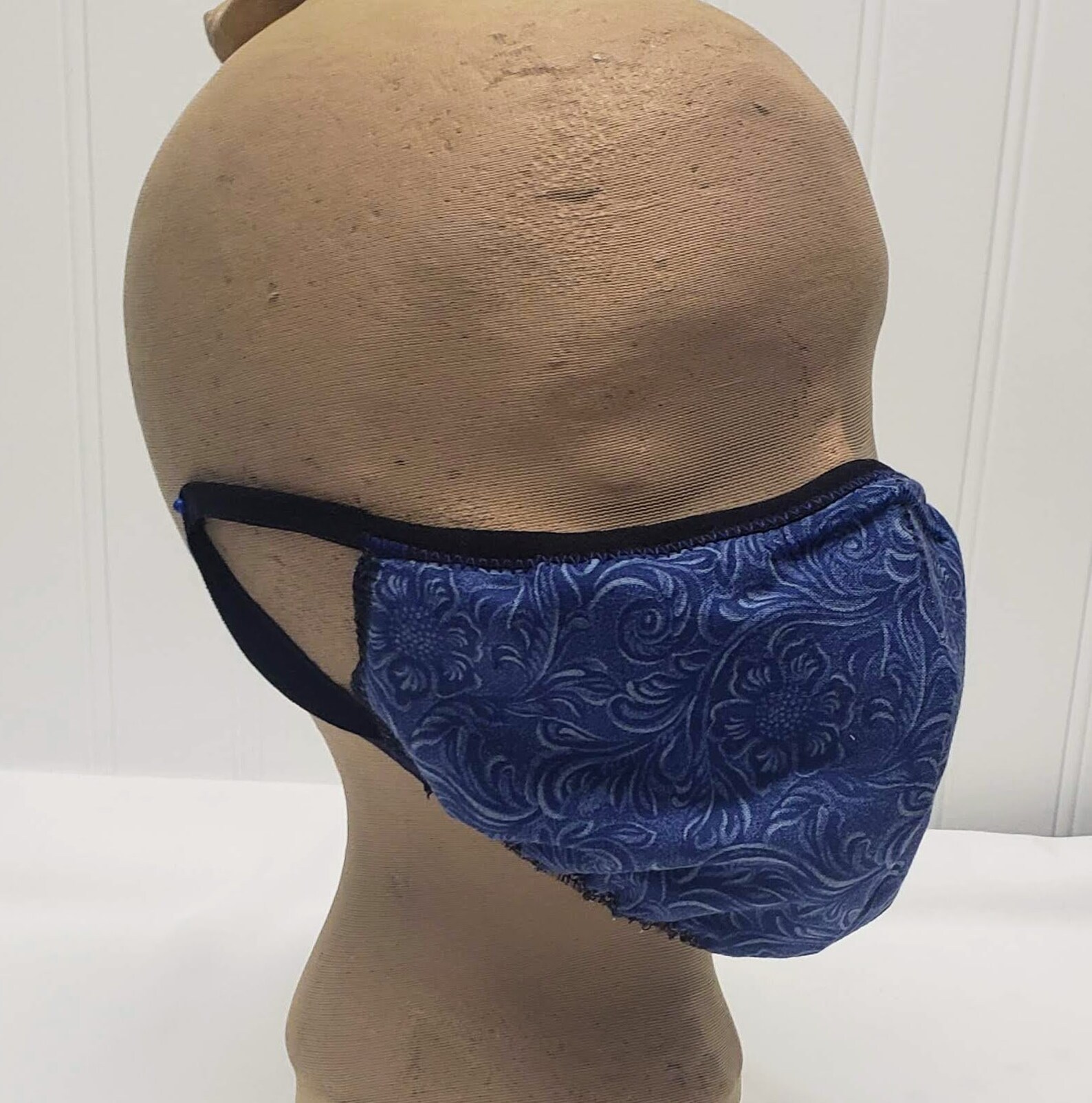 Fabric Face Mask Covers fitted reversible elastic ear straps Etsy