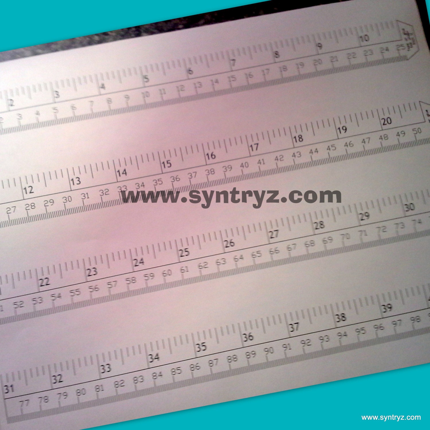 Paper Tape Measure Ruler 60 Inch 151 Centimeter PDF - Etsy