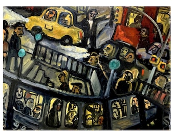 Original NYC Painting - Inwood Fantasy - 18x24 Oil on Canvas