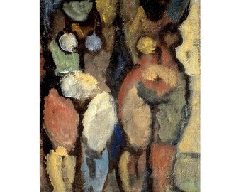 Figurative Painting - Two Nudes - 8x12 Oil on Canvas