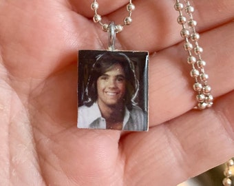 Shaun Cassidy Scrabble Tile Pendant With 30 Inch Stainless Steel Ball Chain