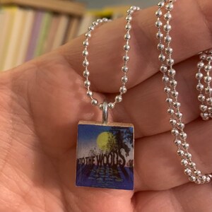 Into The Woods Scrabble Tile Pendant With Silver Plated Ball Chain