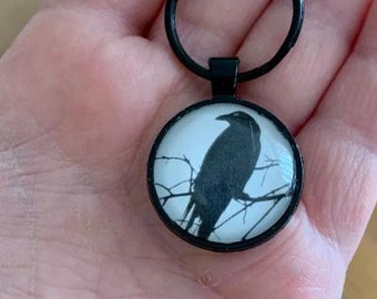 Raven Keychain