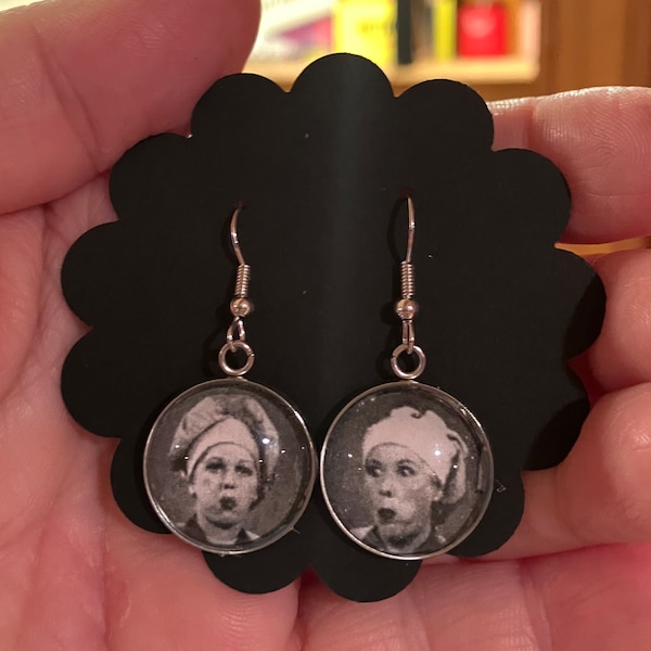 Lucy and Ethel Chocolate Factory Earrings