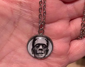 Frankenstein Charm Necklace
