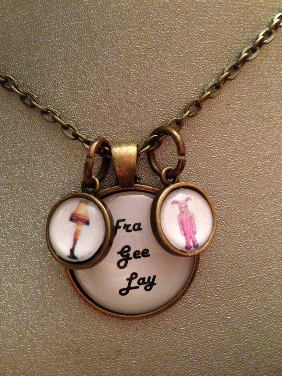 Frageelay A Christmas Story Necklace 