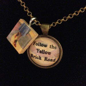 Follow The Yellow Brick Road Wizard Of Oz Necklace