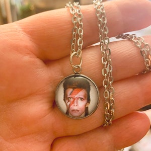 David Bowie Charm Necklace
