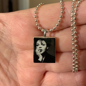 Judy Garland Scrabble Pendant With Silver Plated Ball Chain
