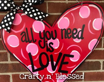 cute door hangers etsy