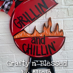 Custom Grill Door Hanger