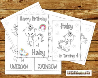 Unicorn Coloring Book Printable