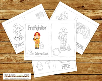 Firefighter Coloring Book Printable