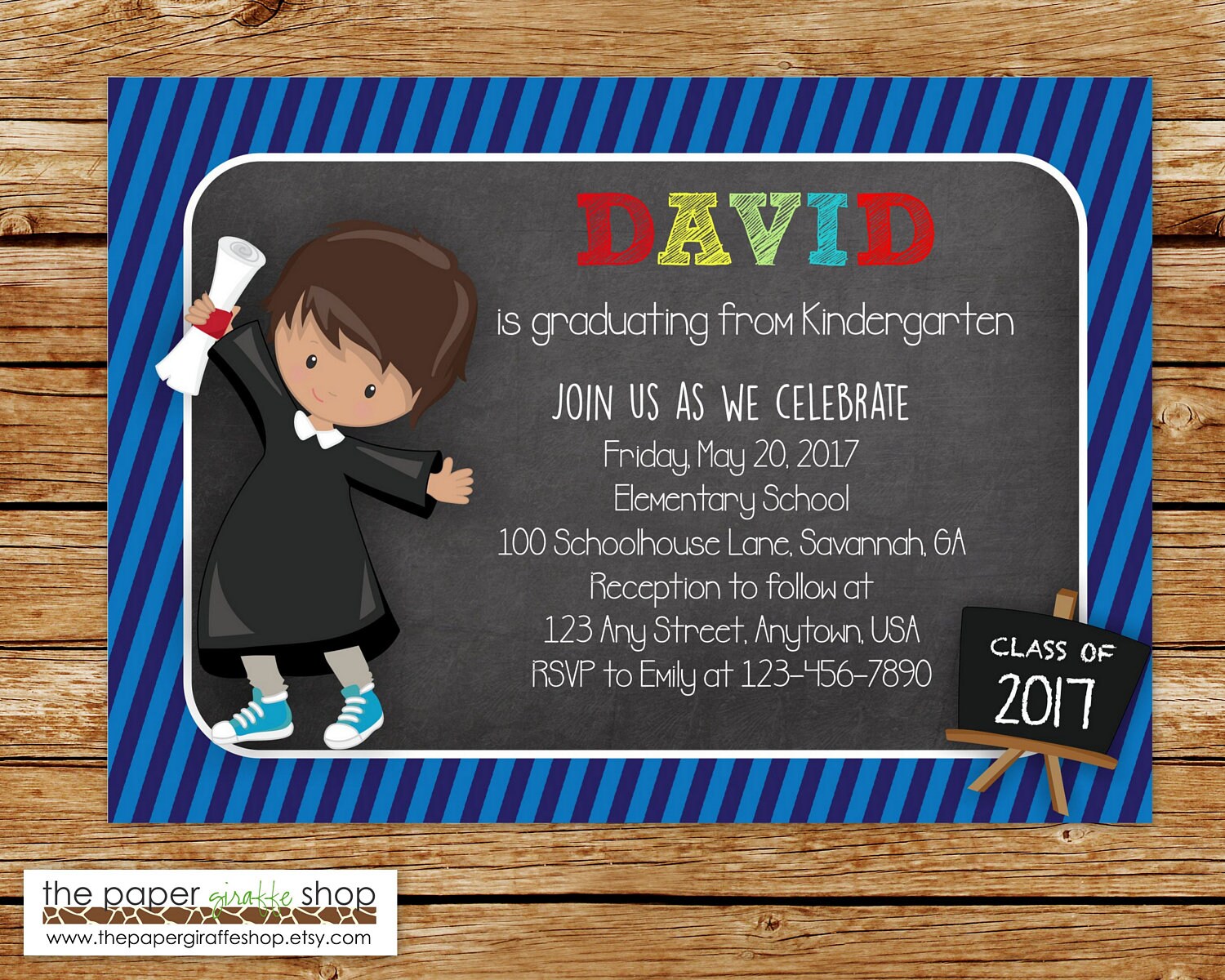 kindergarten graduation invitation graduation invitation