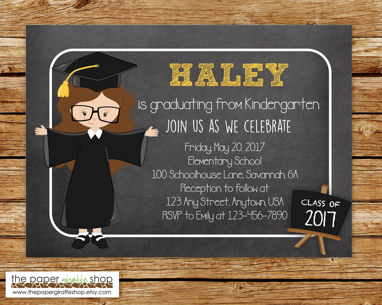 kindergarten graduation invitation graduation invitation