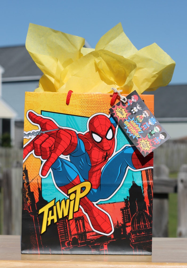 Superhero Party Superhero Birthday Party Superhero Birthday Party Favor Tags Superhero Gift Tags Gift Tags Instant Download