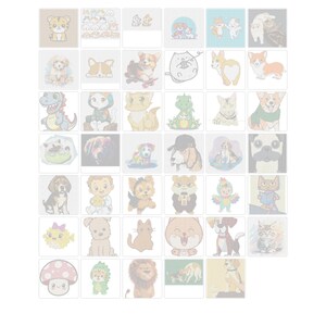 41 Cute Pet Perler Bead Patterns Mega Bundle 2 Sizes Printable PDF