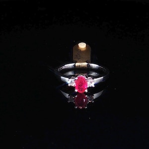 18ct Ruby and diamond ring