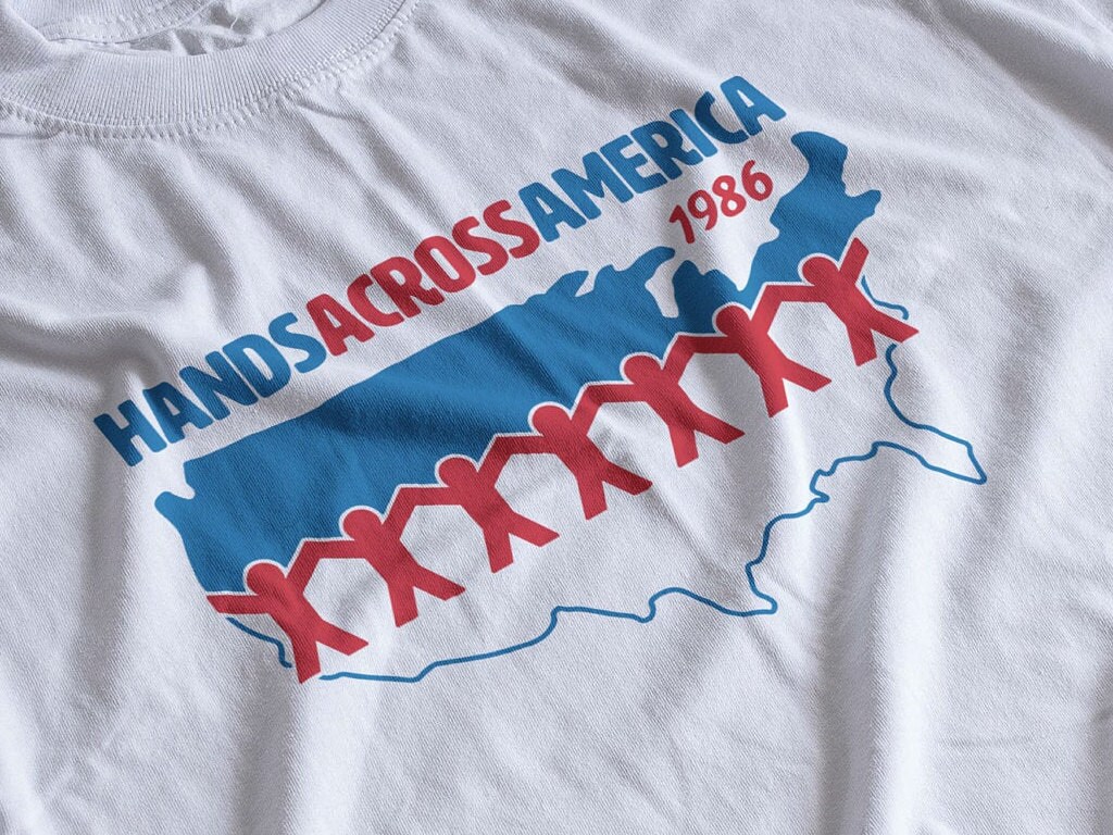 Hands Across America Shirt Hands Across America Shirt