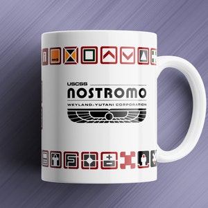 1979 Nostromo Semiotic Standard Icons 15 oz. 11 oz  White Mug