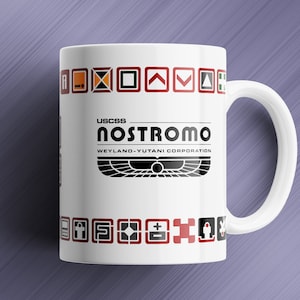 1979 Nostromo Semiotic Standard Icons 15 oz. 11 oz  White Mug