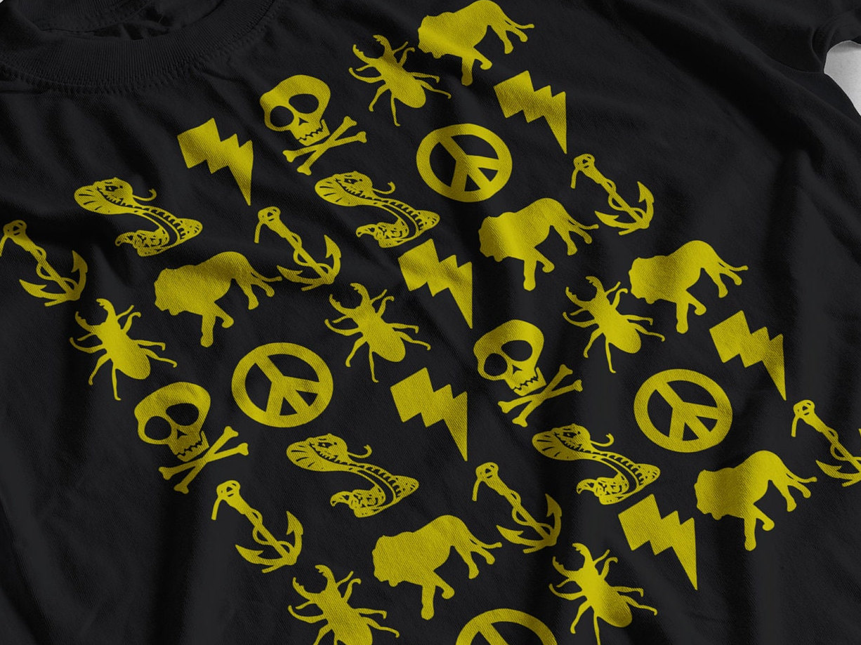 Yellow Icons T-shirt Jesse Pinkman - T-shirt | Prop, Replica
