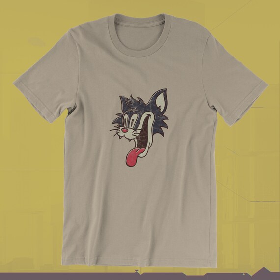 Crazy Smiling Cat Patrick Hockstetter T 