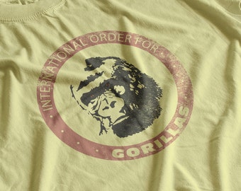 International Order for Gorillas T-Shirt. Replica, Cosplay [Distressed print]