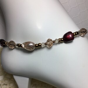 Faith - Metaphysical Bracelets/Summer/Beaded Anklet/Healing Pearl Bracelets/Mala Pearl Bracelet/Zen Pearl Bracelet/Striped Pearl Anklet