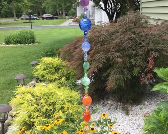 Healing - Chakra Prism/Suncatcher/Healing/Rainbow Prism/Reiki/Stone/Crystal Suncatcher/Meditation/Spiritual/Window Ornament/Art/Decor/Tree