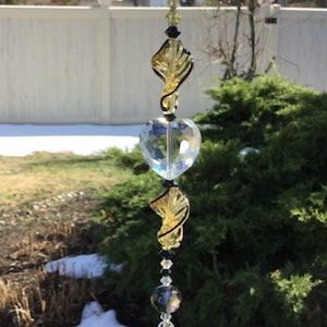 Healing/Spiritual/Healing Crystal Suncatcher/Prism/Swarovski Crystal Prism/Window/Tree/Garden Ornament/Art Decor/Meditation/Feng Shui