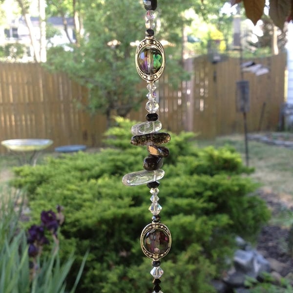 Healing - Healing Crystal Suncatcher/Swarovski Crystal Suncatcher/Healing/Spiritual Stone Suncatcher/Swarovski Crystal Stone Prism