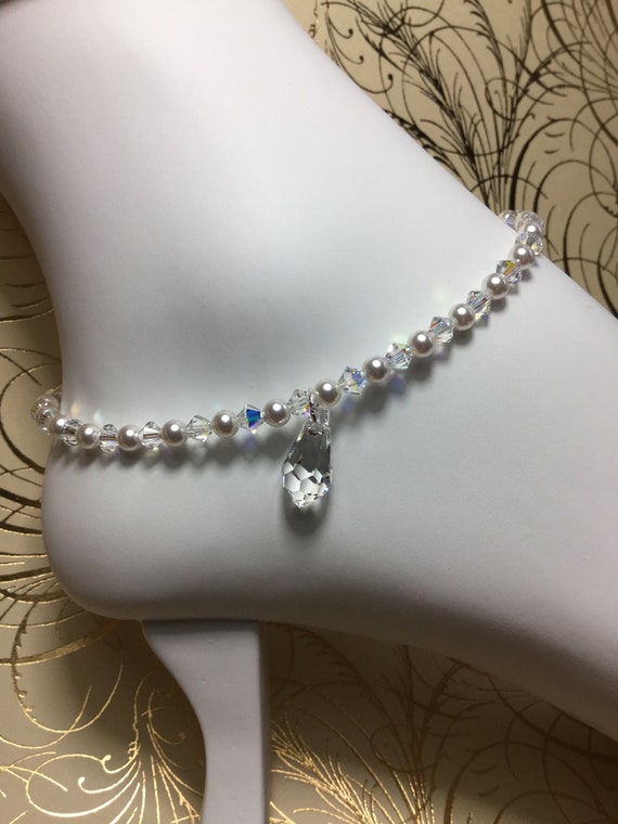 Cavigliera Con Perline Rotonde Di Labradorite Da 3 Mm - Foto 5