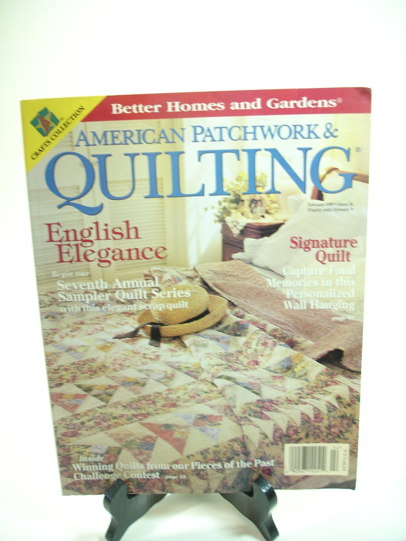 and June 1999 37 American Patchwork /& Quilting Issue 36 38 Better Homes and Gardens Apr Crafts Collection with pattern inserts Feb