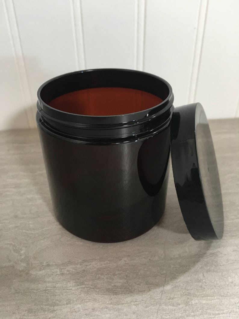 8oz. Plastic Jar & Lid Set of 25 Etsy