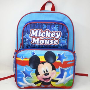 Personalized 16&quot; Disney Mickey Mouse Backpack School Bag Travel Pack