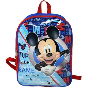 Personalized 15&quot; Disney Mickey Mouse Top of My Game Backpack School Bag Travel Pack