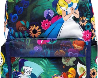 Personalized 17" Disney Alice in Wonderland Nylon Backpack