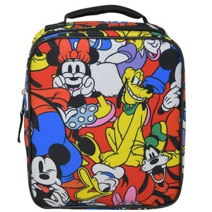 Personalized 10&quot; Disney Mickey Minnie Goofy Donald Duck Pluto Lunch Bag