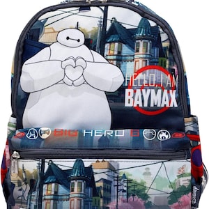 &quot;Personalisierte 13&quot;&quot; Disney Big Hero 6 BayMax Rucksack Day Pack Schultasche