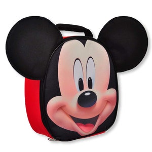 Sac à lunch isotherme authentique personnalisé Disney avec oreilles de Mickey Mouse 3D