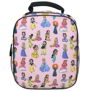 Spersonalizowana torba obiadowa Disney Princess Ariel Snow White Cinderella Rapunzel Mulan Pocahontas Jasmine Merida 10&quot;