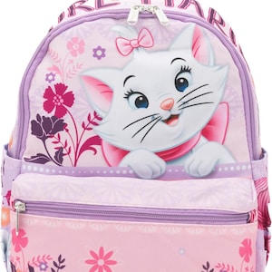 Sac d'école personnalisé Disney Aristochats Marie de 13 pouces rose