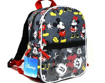 Mochila personalizada de 10" Disney Mickey y Minnie Mouse