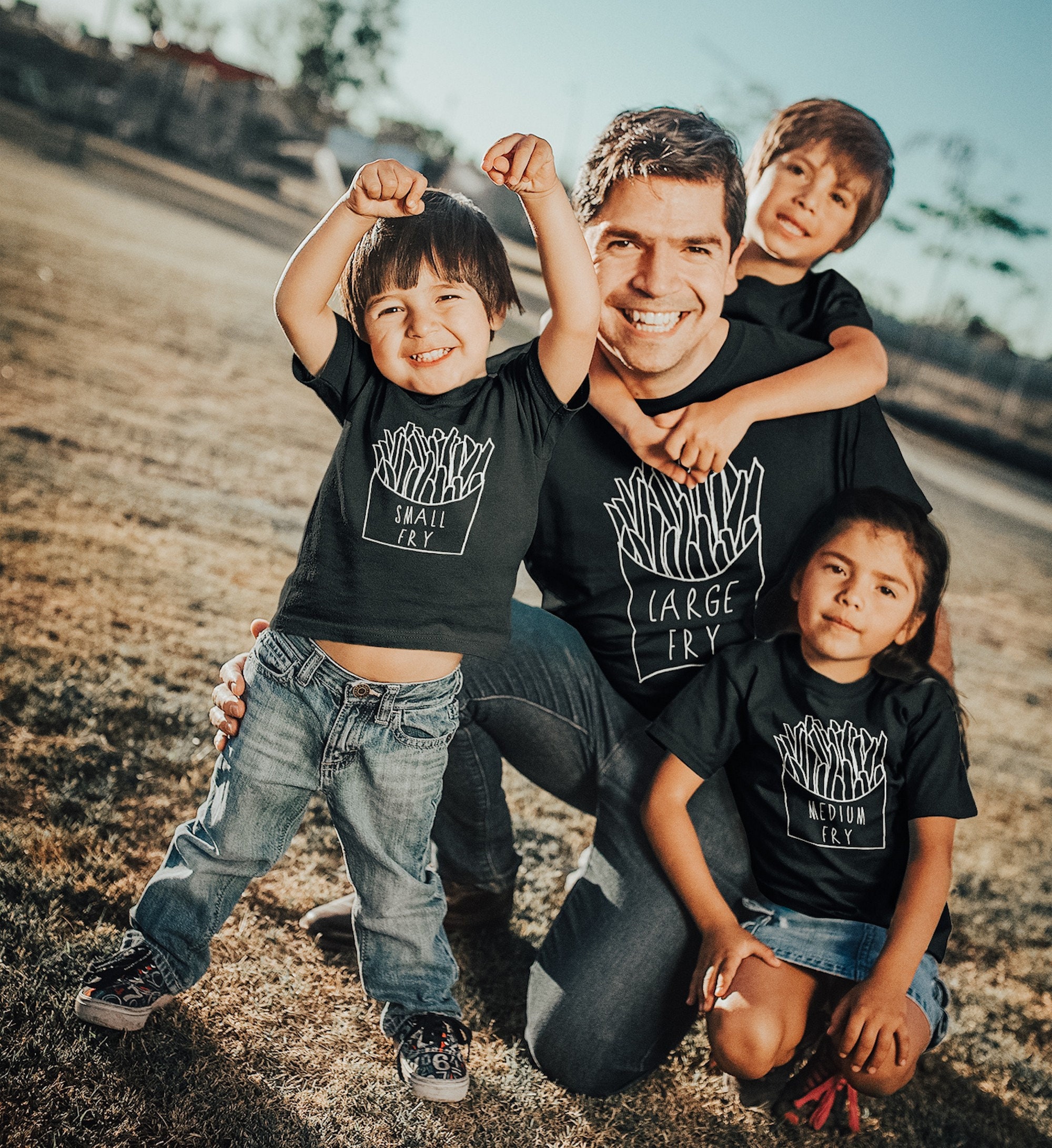 French Fries Shirt Family Shirts Large 