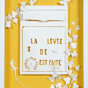 THE COLLECTION IS - Paper cut and paper sculpture - photographic reproduction on art card