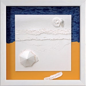 J'AI PRIS ma JOURNÉE ! - Papier découpé et sculpté - reproduction photographique sur carte d'art