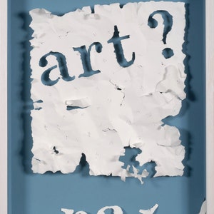 RAT DE GALERIE - Papier découpé et sculpté - reproduction photographique sur carte d'art